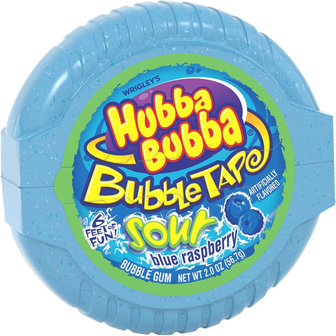 Hubba Bubba Sour Tape - Blue Raspberry Hubba Bubba Sour Tape - Blue Raspberry