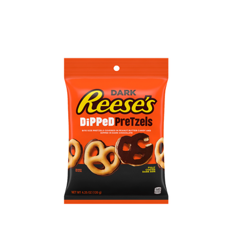 Reese's Dark Chocolate Dipped Pretzels Reese's Dark Chocolate Dipped Pretzels