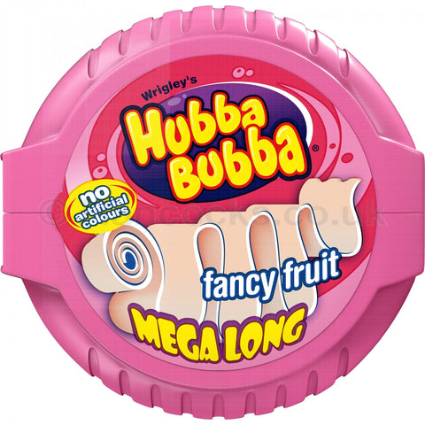 Hubba Bubba Mega Long Bubble Tape - Fancy Fruit Hubba Bubba Mega Long Bubble Tape - Fancy Fruit