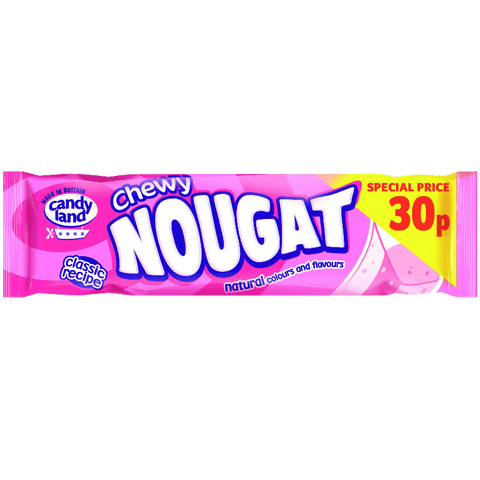 Candyland Pink & White Nougat