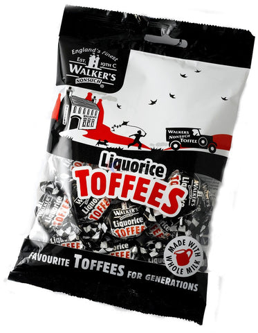 UK Walkers Liquorice Toffees Bag