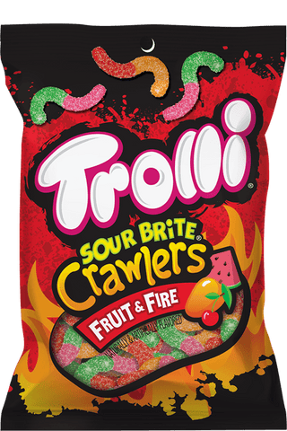 Trolli Sour Brite Crawlers Fruit & Fire Trolli Sour Brite Crawlers Fruit & Fire
