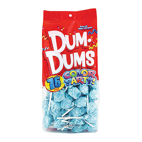 Dum Dum Color Party Bag Light Blue Blueraspberry Dum Dum Color Party Bag Light Blue Blueraspberry