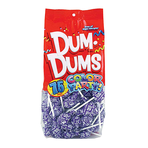 Dum Dum Color Party Bag Purple Grape Dum Dum Color Party Bag Purple Grape