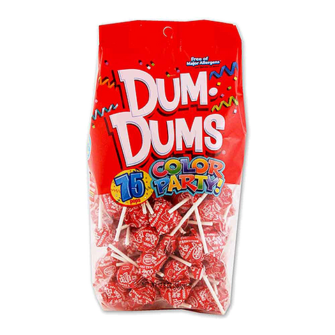 Dum Dum Color Party Bag Red Strawberry Dum Dum Color Party Bag Red Strawberry