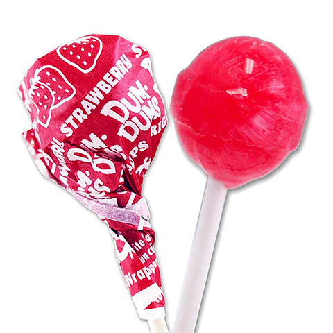 Dum Dum Color Party Bag Red Strawberry