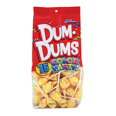 Dum Dum Color Party Bag Yellow Cream Soda Dum Dum Color Party Bag Yellow Cream Soda