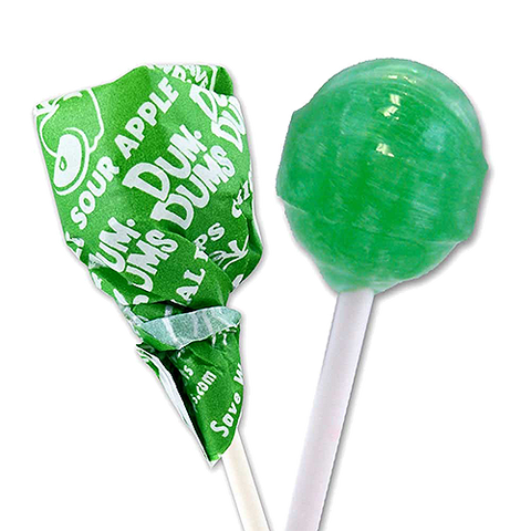 Dum Dum Color Party Bag Bright Green Sour Apple