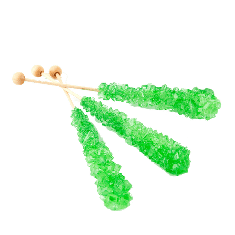 Rock Candy on a Stick - Green Apple Rock Candy on a Stick - Green Apple
