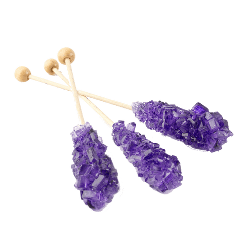 Rock Candy on a Stick - Grape Rock Candy on a Stick - Grape