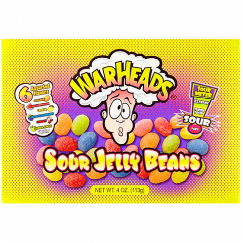 Warheads Jelly Beans Theater Box Warheads Jelly Beans Theater Box