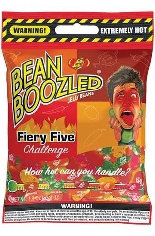 BeanBoozled Jelly Beans Fiery Five Bag BeanBoozled Jelly Beans Fiery Five Bag