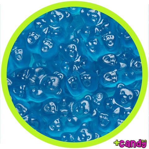Berry Blue Raspberry Bears [500g] - Plus Candy