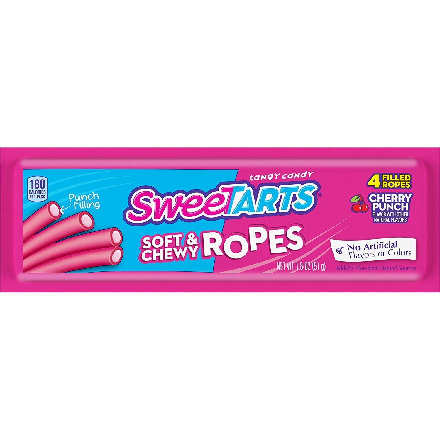 SweeTarts Soft And Chewy Ropes - Cherry Punch | Plus Candy