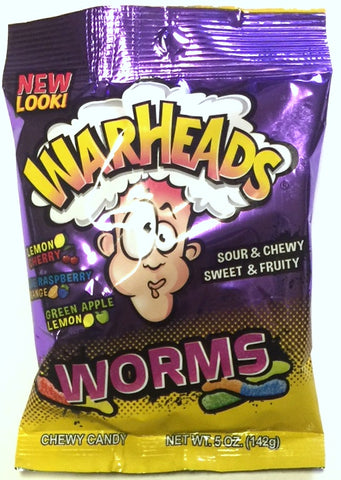 Warheads Sour Worms Bag