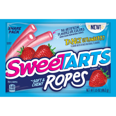 Sweetarts Chewy Ropes Tangy Strawberry Share Pack