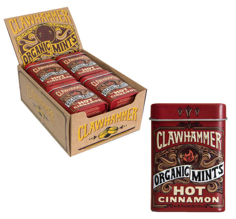 Clawhammer Organic Mints - Hot Cinnamon