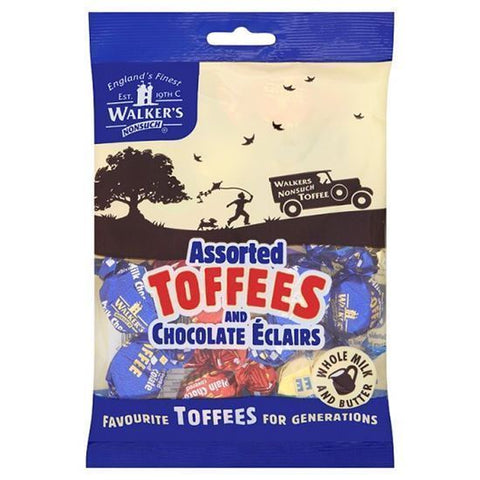 UK Walkers Assorted Toffee and Chocolate Eclair Bag