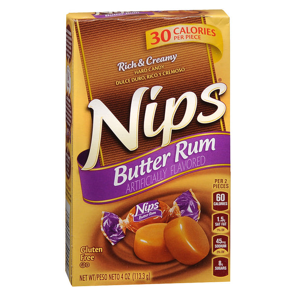 Nestle Nips Wrapped Butter Rum Theater Box