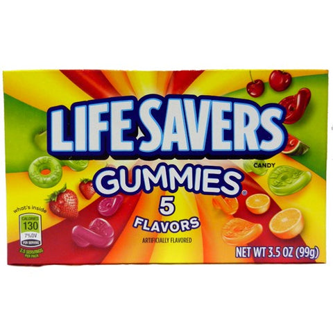 Lifesavers Gummies 5 Flavor Theater Box [99g]- US