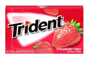 Trident Singles Strawberry Twist [14pc]
