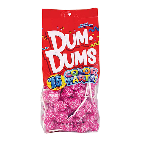 Dum Dum Color Party Bag Hot Pink Watermelon