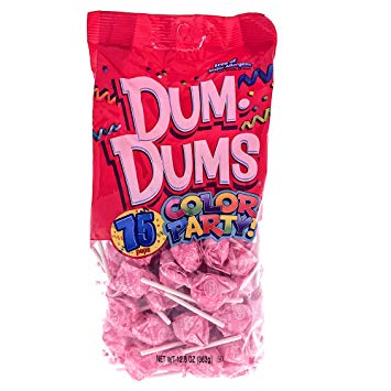 Dum Dum Color Party Bag Light Pink Bubble Gum
