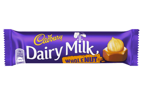 Cadbury Dairy Milk - Whole Nut - Plus Candy