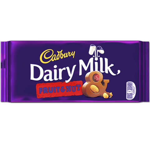 Cadbury Dairy Milk - Fruit And Nut - Plus Candy