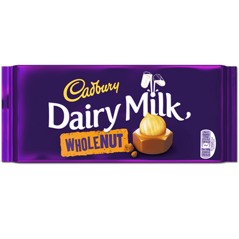 Cadbury Dairy Milk - Whole Nut (UK) [200g]