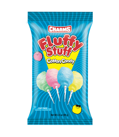 Charms Fluffy Stuff - Cotton Candy - Plus Candy