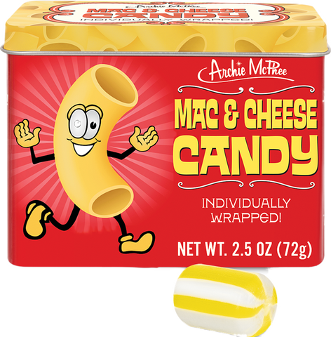Archie McPhee MAC & CHEESE  HARD CANDY [72g] - USA