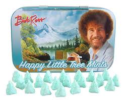 Bob Ross Happy Little Tree Mints Tin  [42.5g]
