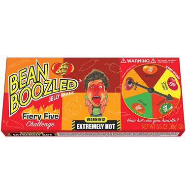 Jelly Belly Bean Boozled Fiery Five Challenge Box