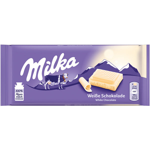 Milka White Chocolate [100g] -EU
